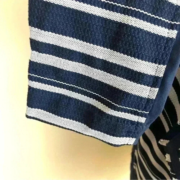 Lane Bryant Black and White Striped Blazer - Picture 7 of 14